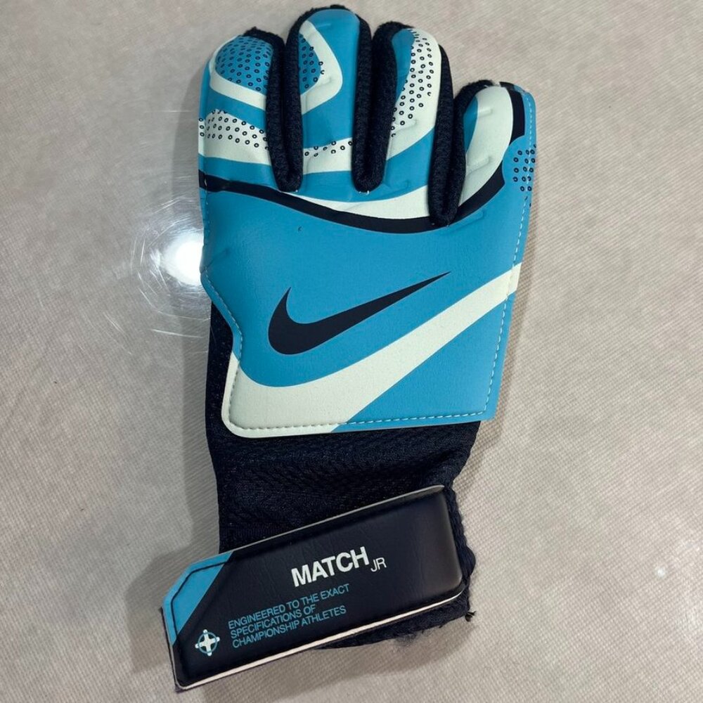 3/$20 Bundle •Nike GK Match JR Goalkeeper Glove Youth Size 4 RIGHT Only Blue